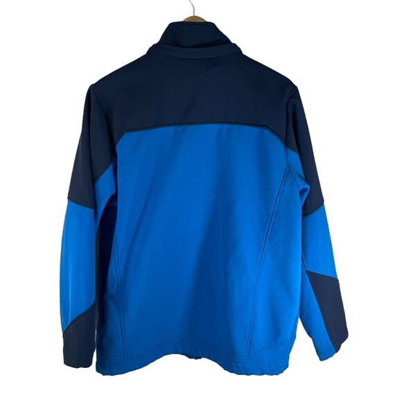 SNOZU Performance Boys Softshell Jacket Colorblock Blue XL Active Outdoor Casual - Picture 2 of 9